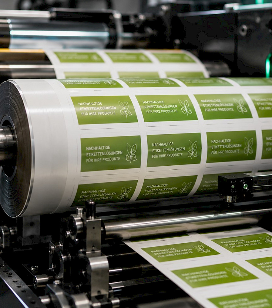 Drucktechnik, Optimum Group™ HP-ETIKETT, Etiketten, flexible Verpackungslösungen, Etikettendruckerei