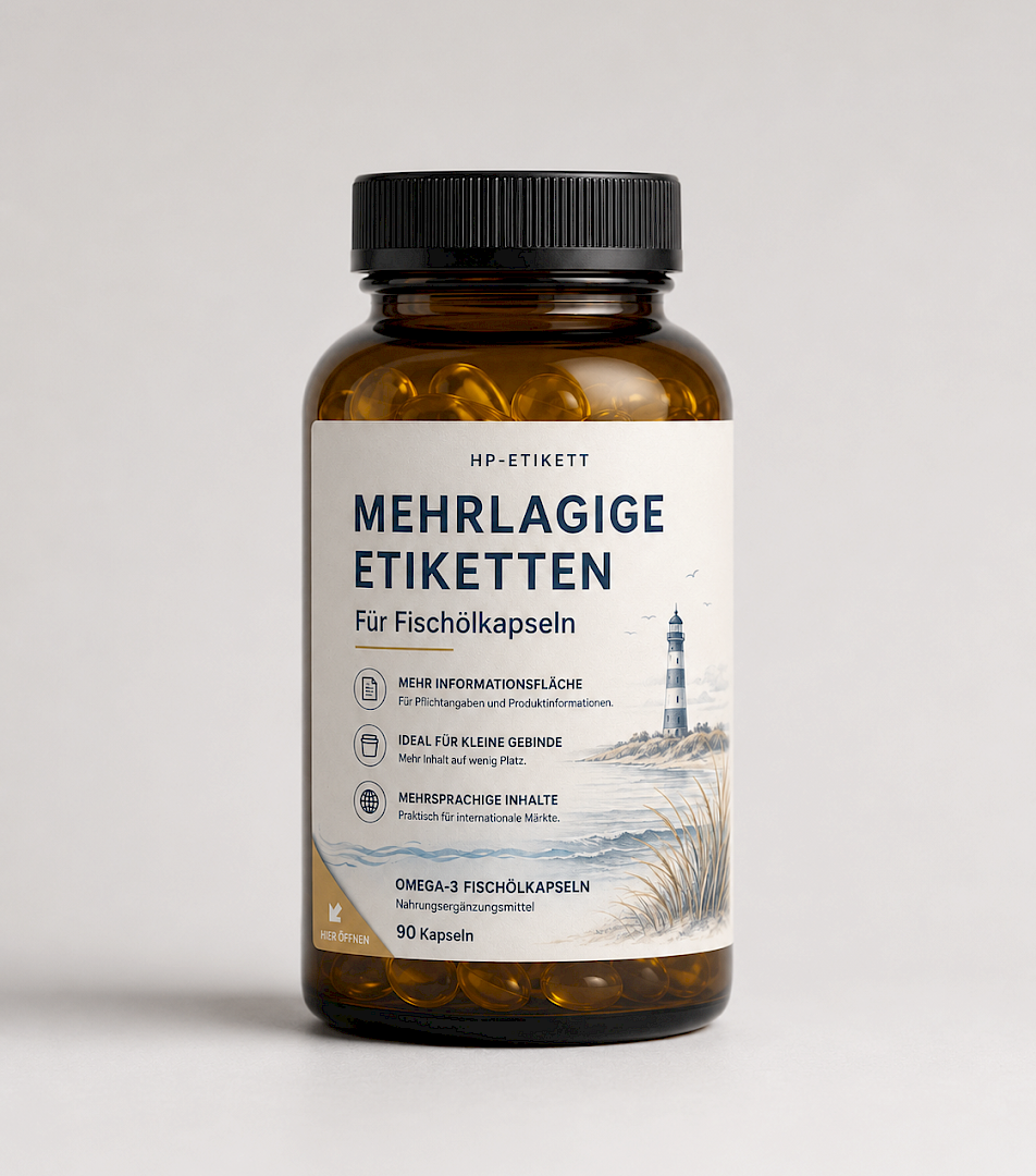 Mehrlagige Etiketten, Optimum Group™ HP-ETIKETT, Etiketten, flexible Verpackungslösungen, Etikettendruckerei